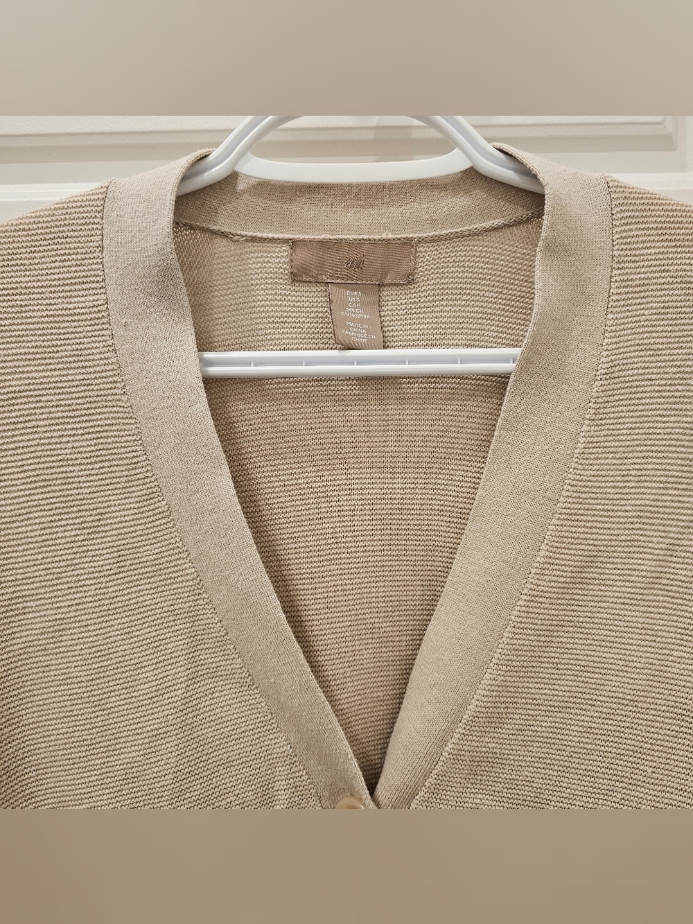 H&M Rib-knit Cardigan Cropped - Small - Picture 4 of 9